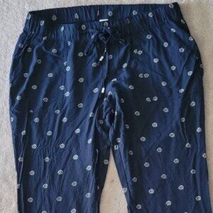Old Navy Light Pant Women's Size Small Navy Blue Lightweight Lounge Pants